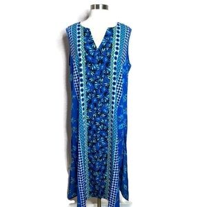 Bob Mackie NWT Wearable Art Lagenlook Maxi Dress